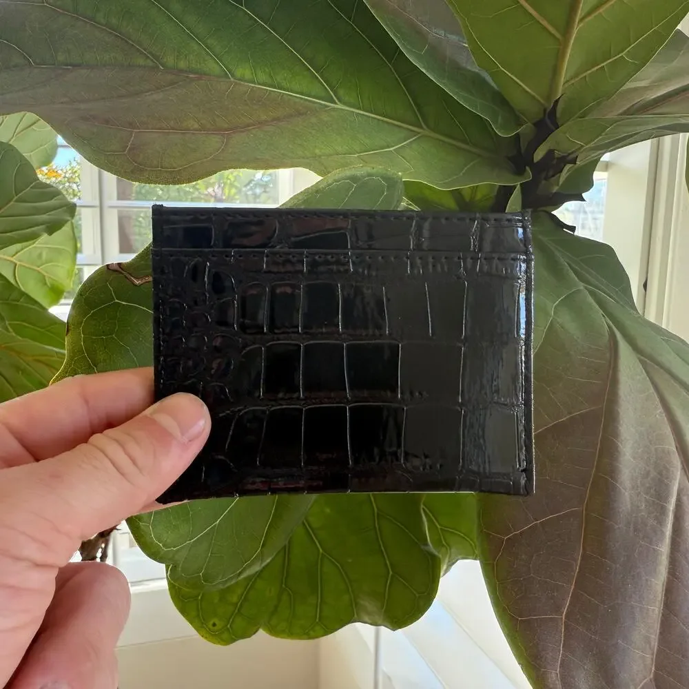 Y2k 2000s snake skin wallet